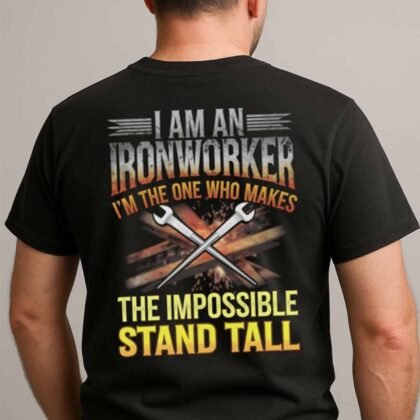 I Make The Impossible Stand Tall Ironworker Apparel - Bold