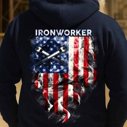 Ironworker USA Flag Apparel - Patriotic Trade