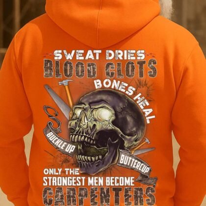 Only The Strongest Carpenters Apparel - Skull Design